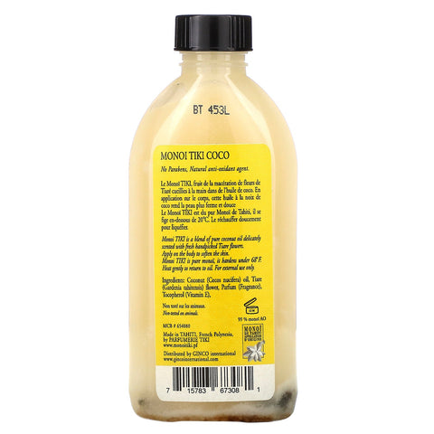 Monoi Tiare Tahiti, Aceite de coco, Coco coco, 4 fl oz (120 ml)