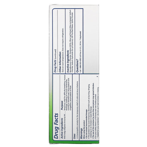 Seagate, Olive Leaf Nasal Spray, 1 fl oz (30 ml)