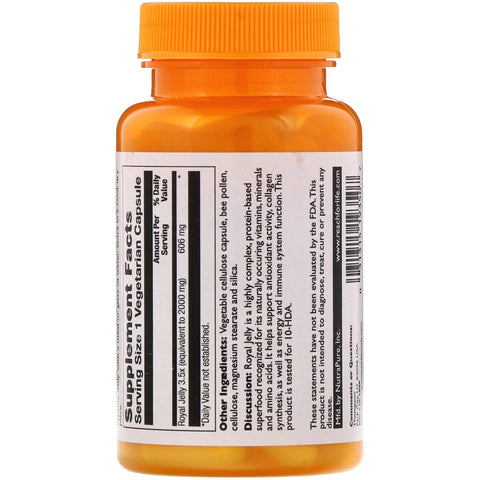 Thompson, Royal Jelly, 2.000 mg, 60 vegetariske kapsler