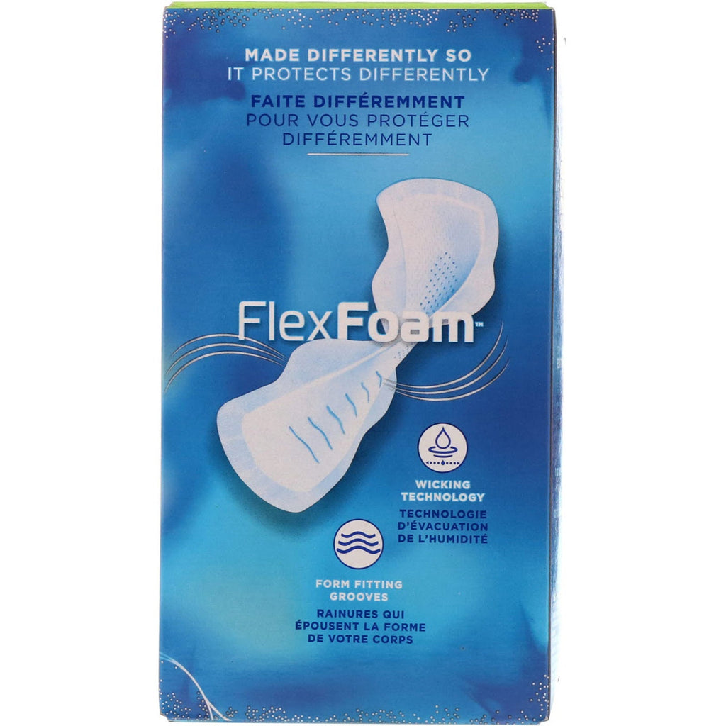 Always, Infinity Flex Foam with Flexi-Wings, Size 2, Heavy Flow, Unscented, 32 Pads