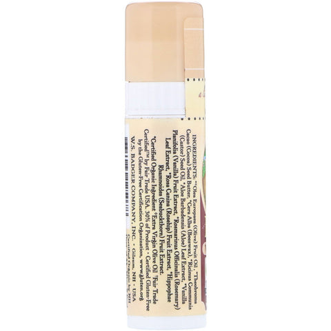 Badger Company, , Cocoa Butter Lip Balm, Vanilla Bean, .25 oz (7 g)