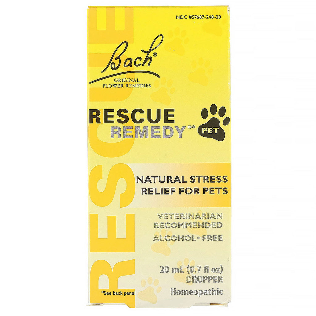 Bach, Originale blomstermidler, Rescue Remedy Pet, 0,7 fl oz (20 ml)