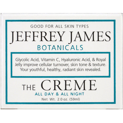 Jeffrey James Botanicals, The Creme, All Day & All Night, 2.0 oz (59 ml)