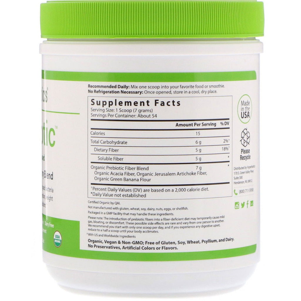 Hyperbiotics, Prebiotic,  Proprietary Blend, 13.23 oz (375 g)