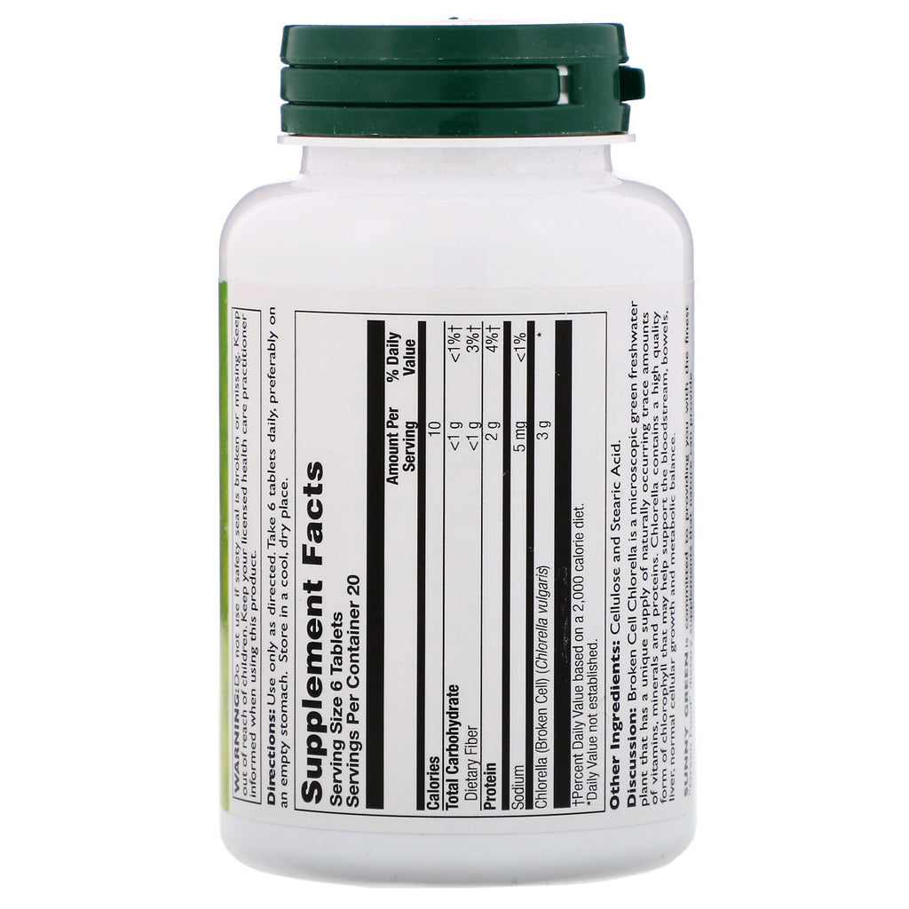 Sunny Green, Chlorella, 120 tabletter