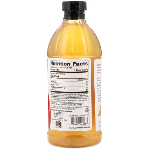 Jarrow Formulas,  Apple Cider Vinegar, 16 fl oz (473 ml)