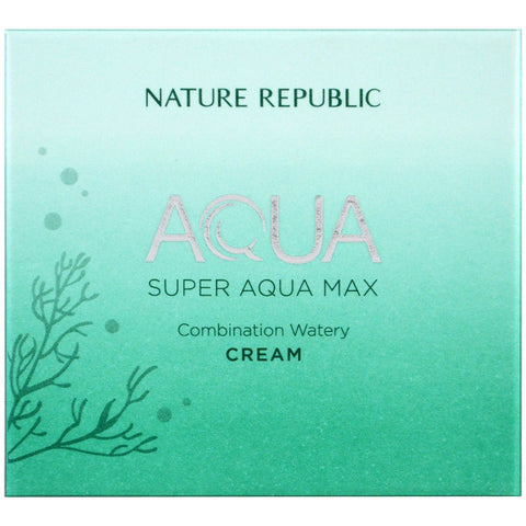 Nature Republic, Aqua, Super Aqua Max, Combination Watery Cream, 2.70 fl oz (80 ml)