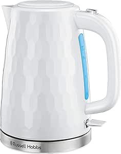 Russell Hobbs Kettle | 1.7L | 3kW | Honeycomb | White