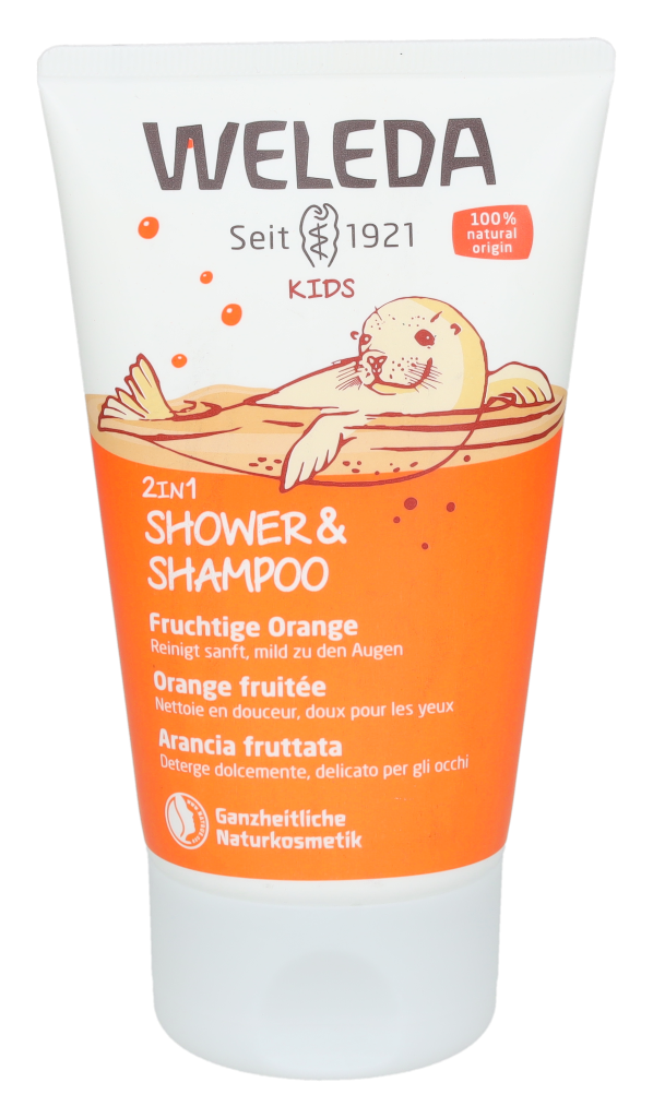 Weleda Kids 2in1 Shower &amp; Shampoo Fruity Orange 150 ml