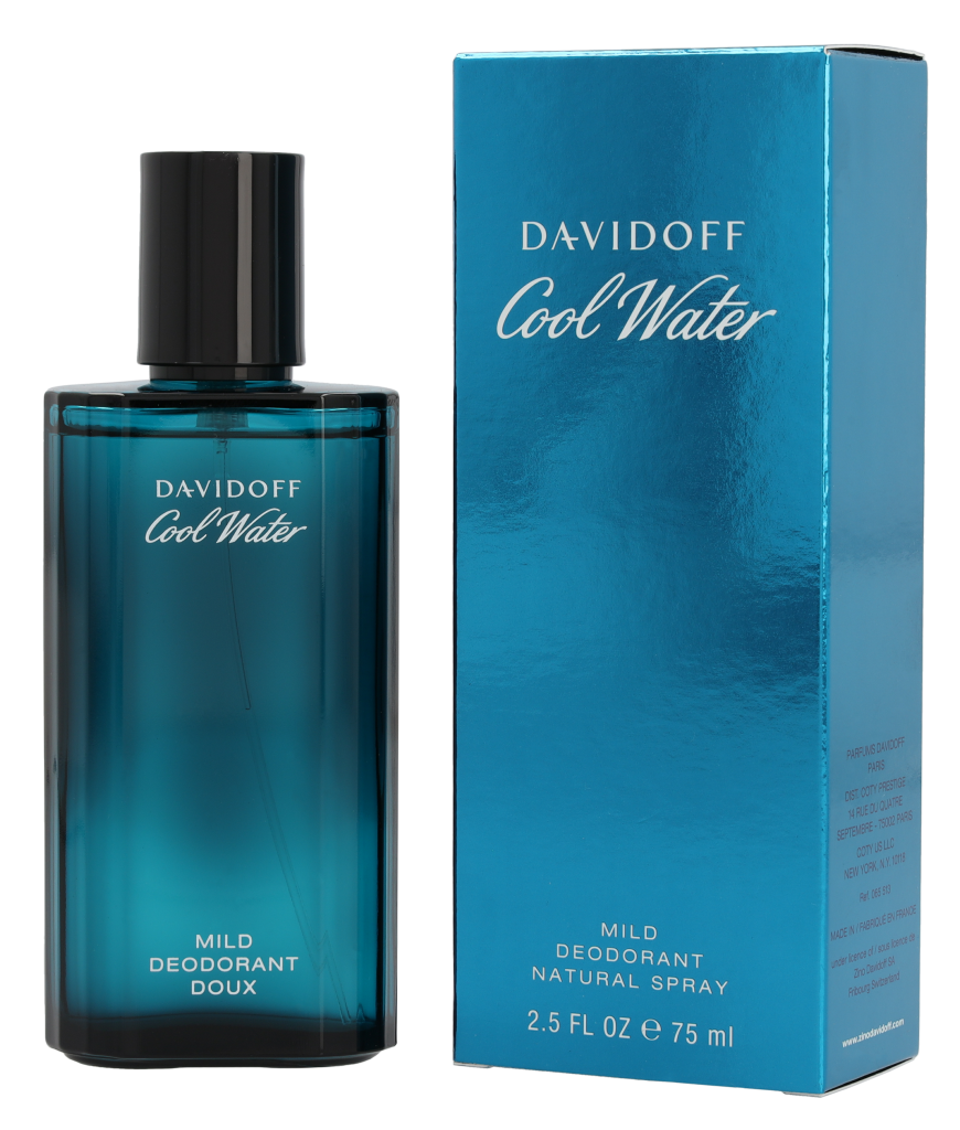 Davidoff Cool Water Man Deo Natural Spray Mild 75 ml