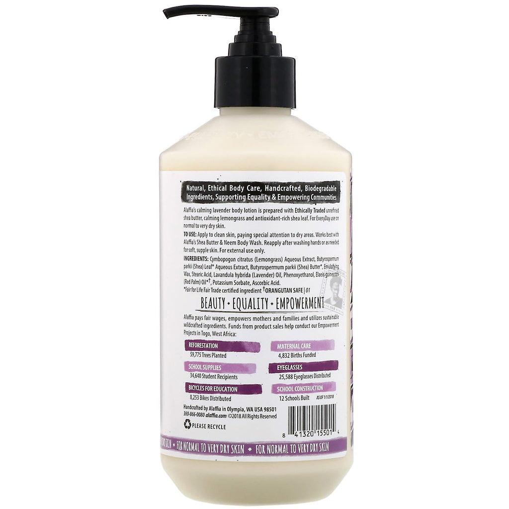 Everyday Shea, Body Lotion, Lavender, 16 fl oz (475 ml)