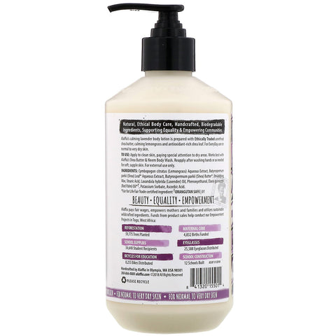 Everyday Shea, loción corporal, lavanda, 16 fl oz (475 ml)