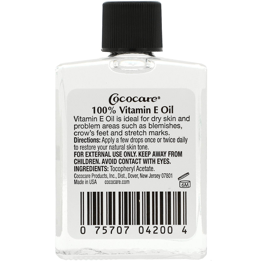 Cococare, 100% Vitamin E Oil, 28,000 IU, 1 fl oz (30 ml)