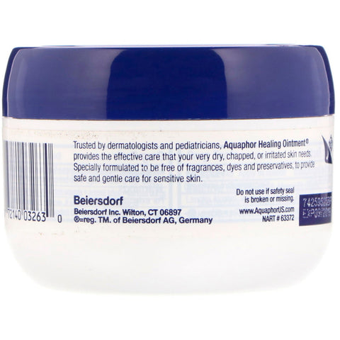 Aquaphor, ungüento curativo, protector de la piel, 3,5 oz (99 g)