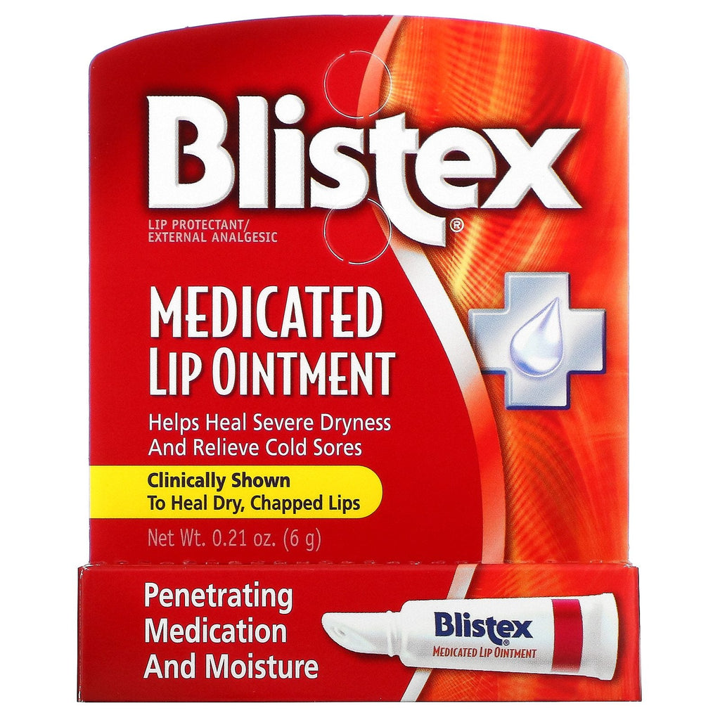 Blistex, medicinsk læbesalve, 0,21 oz (6 g)