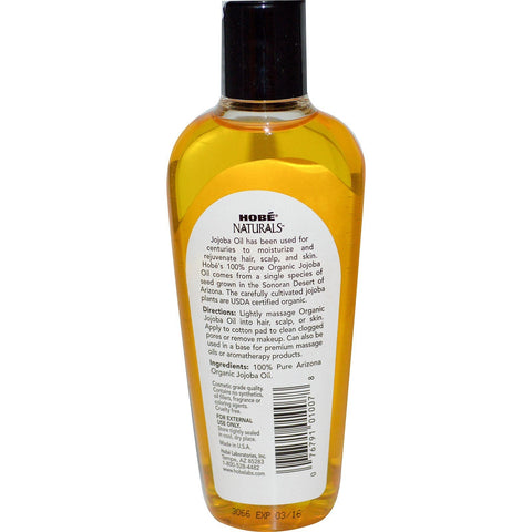 Hobe Labs, Naturals, Aceite de jojoba, 4 fl oz (118 ml)