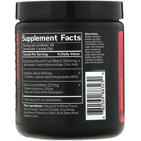 JNX Sports, The Curse, Pre-Entrenamiento, Sandía, 8,8 oz (250 g)