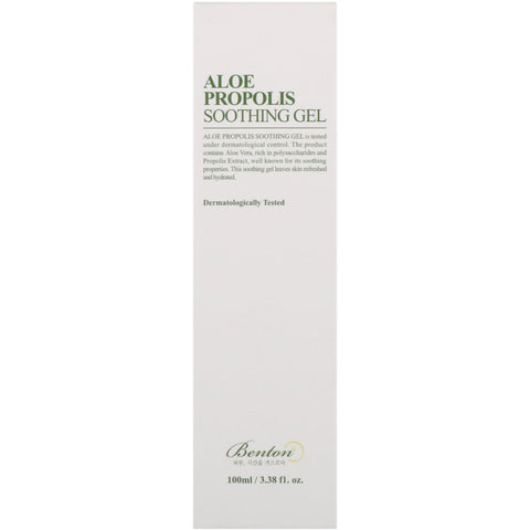 Benton, Gel calmante de aloe y propóleo, 3,38 fl oz (100 ml)