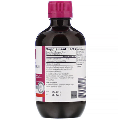 Swisse, Ultiboost, superpotent tranebærkoncentrat, 90.000 mg, 10,1 fl oz (300 ml)