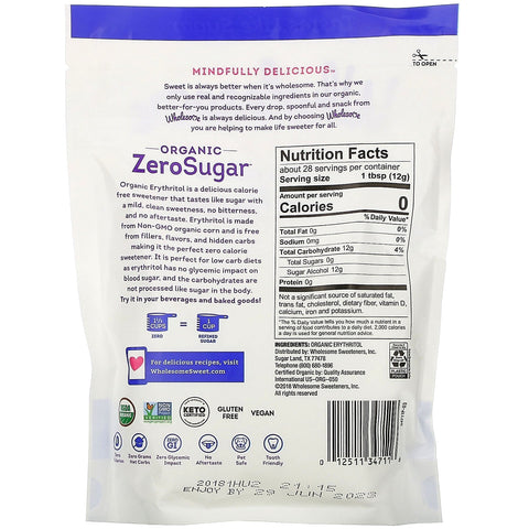 Wholesome,  ZeroSugar, 12 oz (340 g)