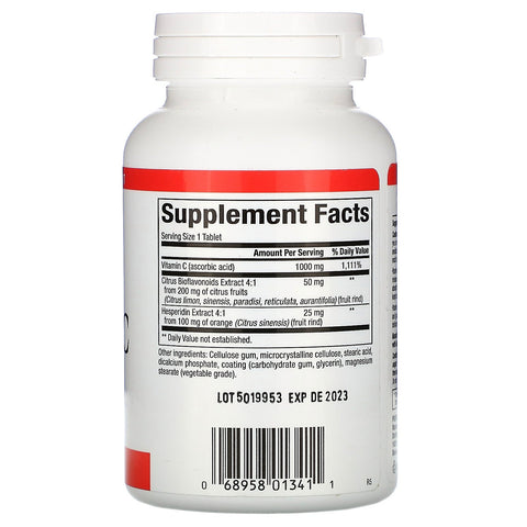 Natural Factors, vitamina C, 1000 mg, 90 tabletas de liberación prolongada