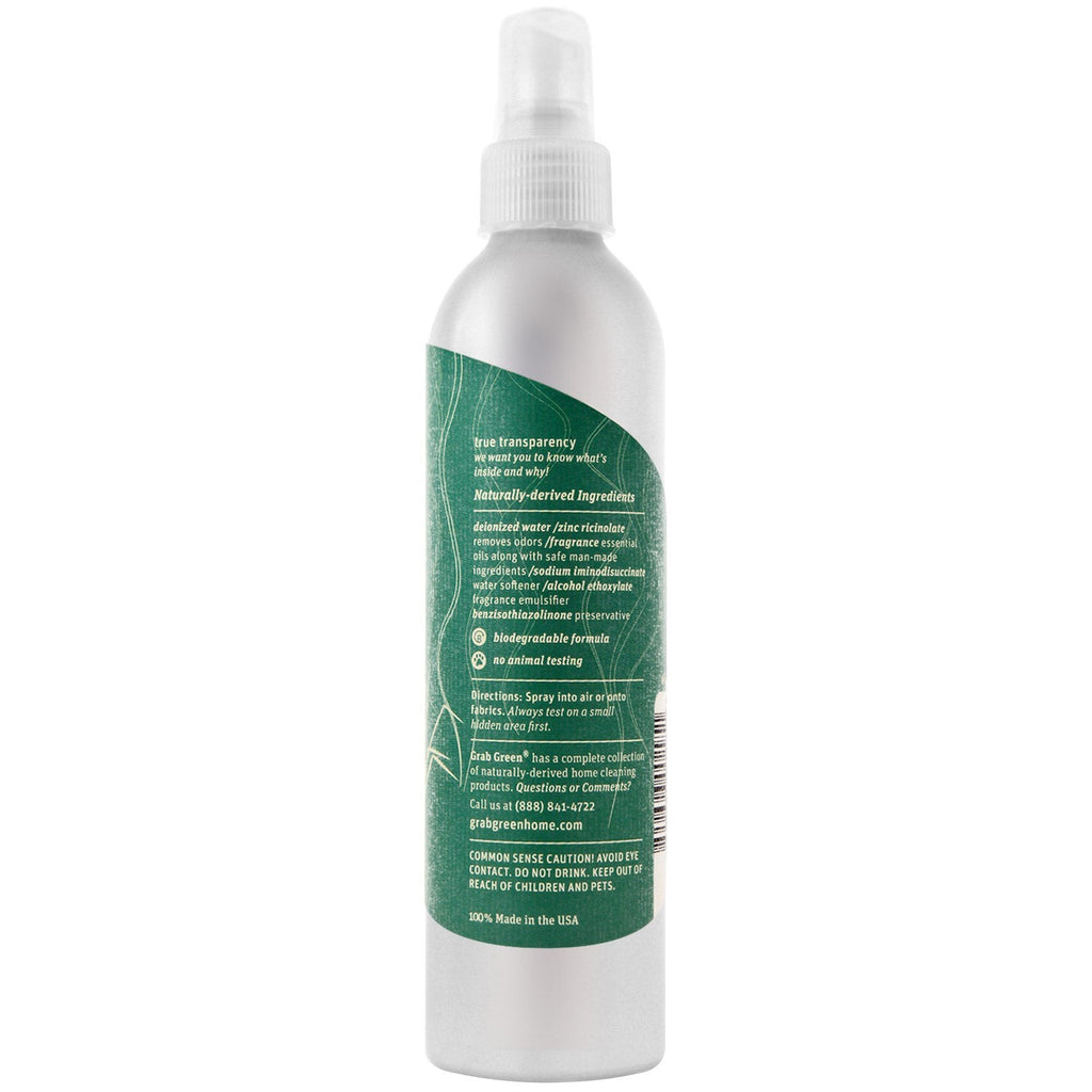 Grab Green, Room &amp; Fabric Freshener, Vetiver, 7 oz (207 ml)