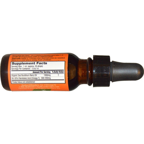 SeaBuckWonders, Aceite de bayas de espino amarillo del Himalaya, 13,3 ml (0,45 oz. líq.)