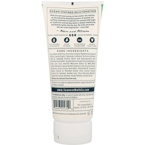 The Seaweed Bath Co., Crema corporal calmante e hidratante, vainilla cítrica, 6 fl oz (177 ml)