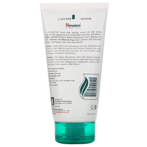 Himalaya, Clarifying Mud Mask, 5,07 fl oz (150 ml)