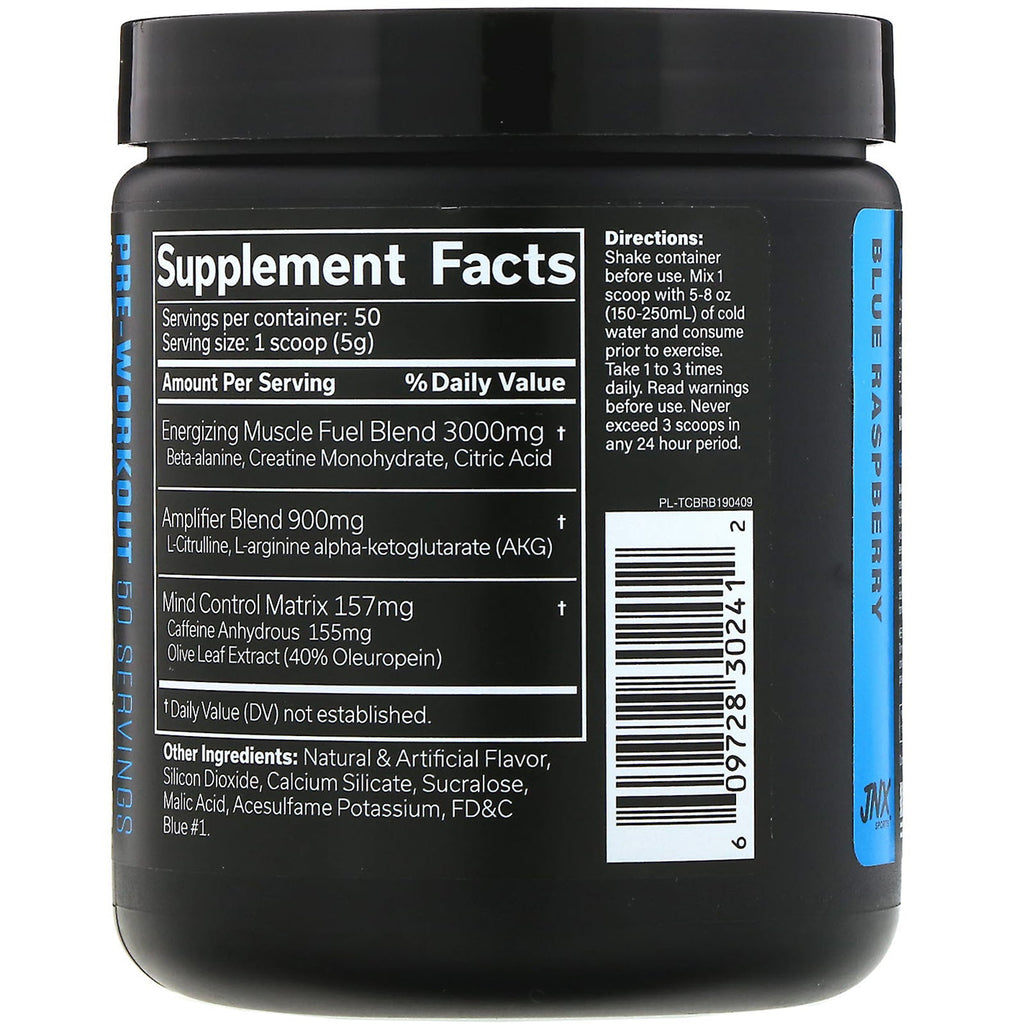 JNX Sports, The Curse, Pre-Workout, Blue Raspberry, 8.8 oz (250 g)