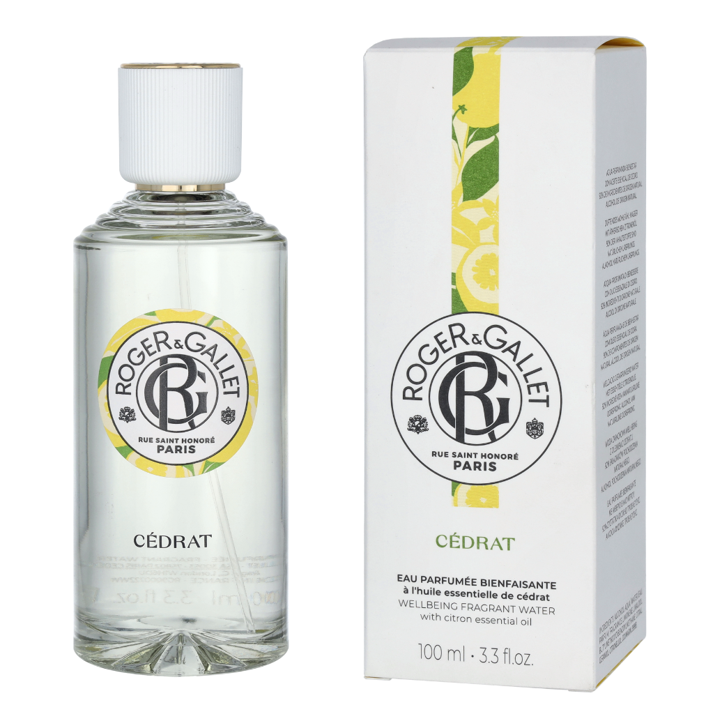 Roger & Gallet Cedrat Wellbeing Fragrant Water 100 ml