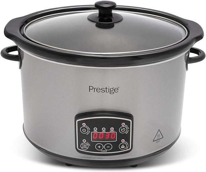 Prestige 5,6 liter | Slow Cooker | Sølv | Digital