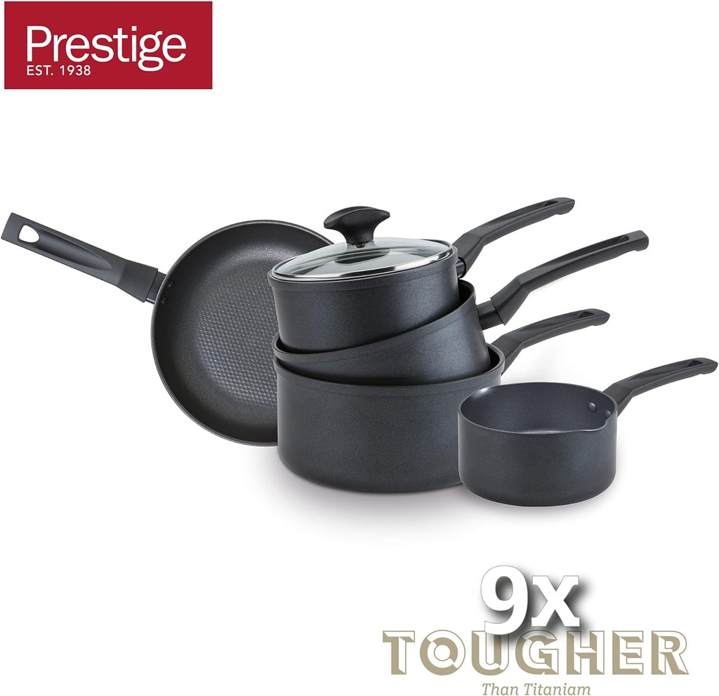 Prestige 9x Tougher | 5 stk sæt | Alun | Kasserolle | Induktion
