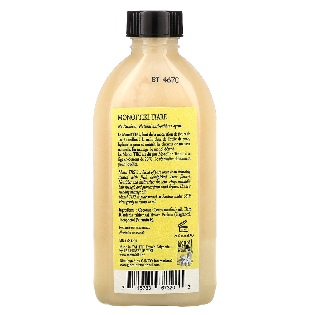 Monoi Tiare Tahiti, Coconut Oil, Tiare (Gardenia), 4 fl oz (120 ml)