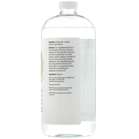 Nu fødevarer, løsninger, vegetabilsk glycerin, 32 fl oz (946 ml)