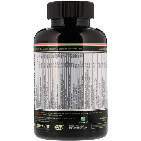 Optimum Nutrition, Opti-Mujeres, 120 cápsulas