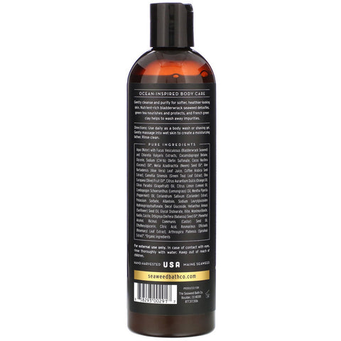 The Seaweed Bath Co., Detox Purifying Body Wash, Enlighten, Lemongrass & Grapefruit, 12 fl oz (354 ml)