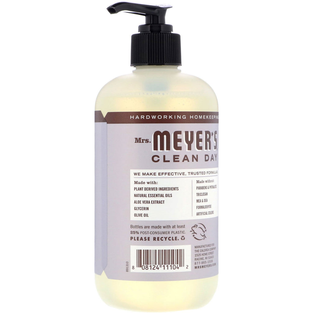 Mrs. Meyers Clean Day, Hand Soap, Lavender Scent, 12.5 fl oz (370 ml)