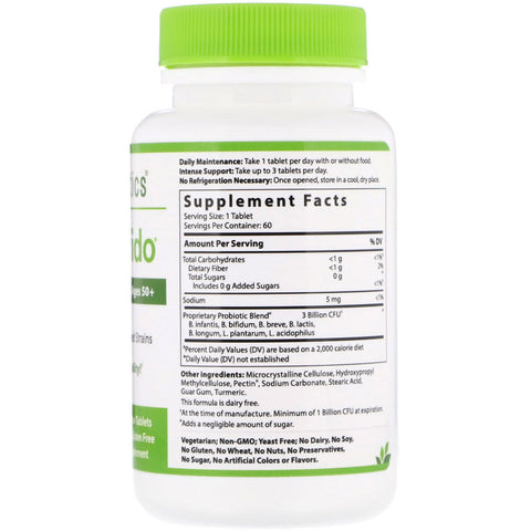 Hyperbiotics, PRO-Bifido, Probiotic Support for Ages 50+, 60 Time-Release Tablets