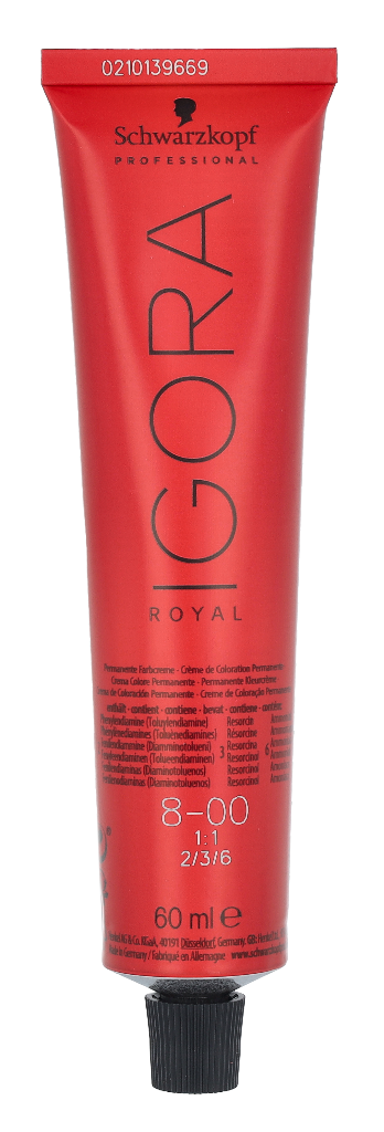 Igora Royal Coloración Permanente en Crema 60 ml