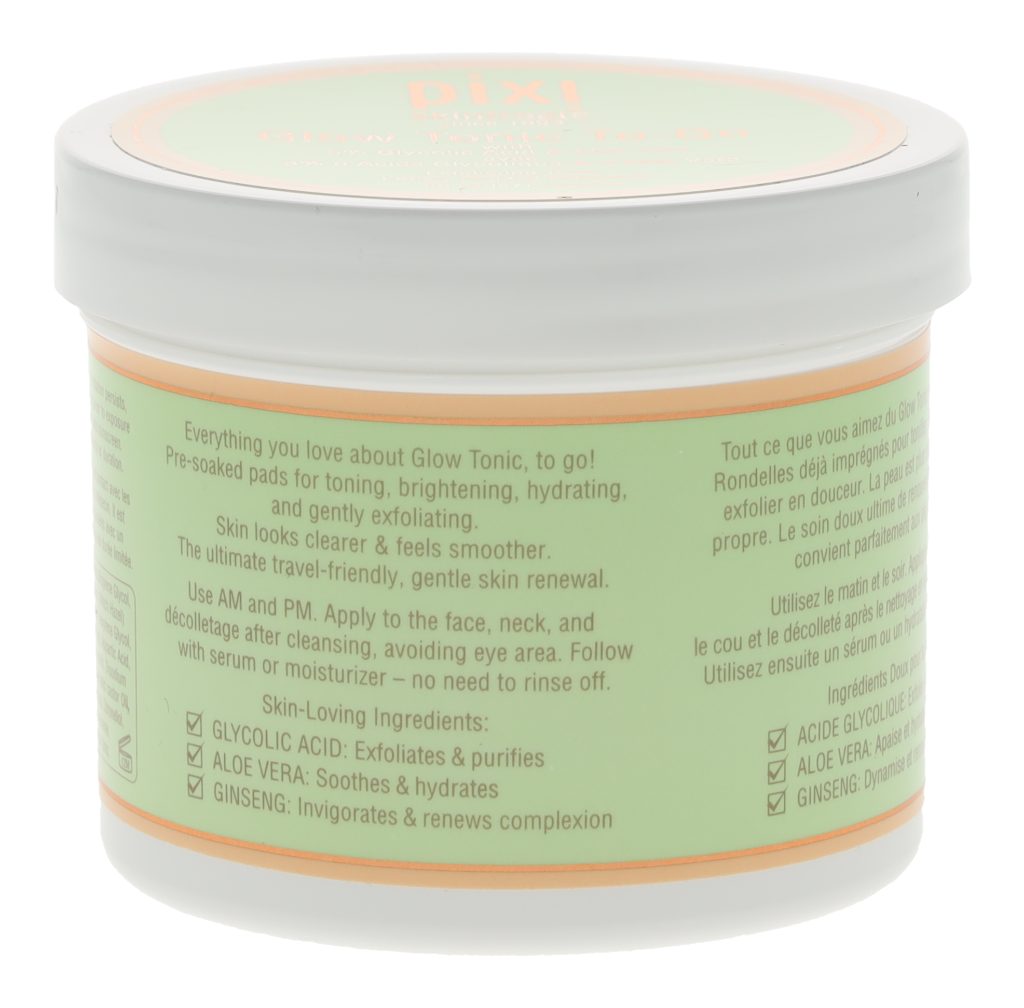 Pixi Glow Tonic To Go Makeup-Fjerner Pads 60 stk