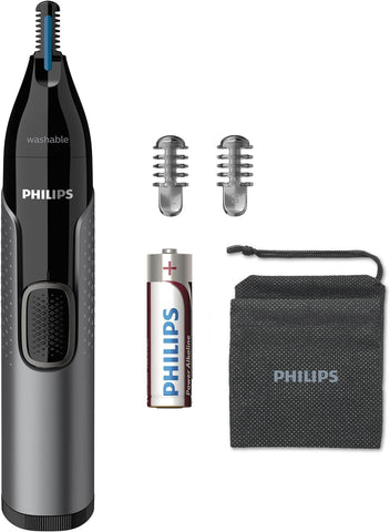 Philips Nose, Ear & Eyebrow Trimmer | Pouch | Wash | Batte