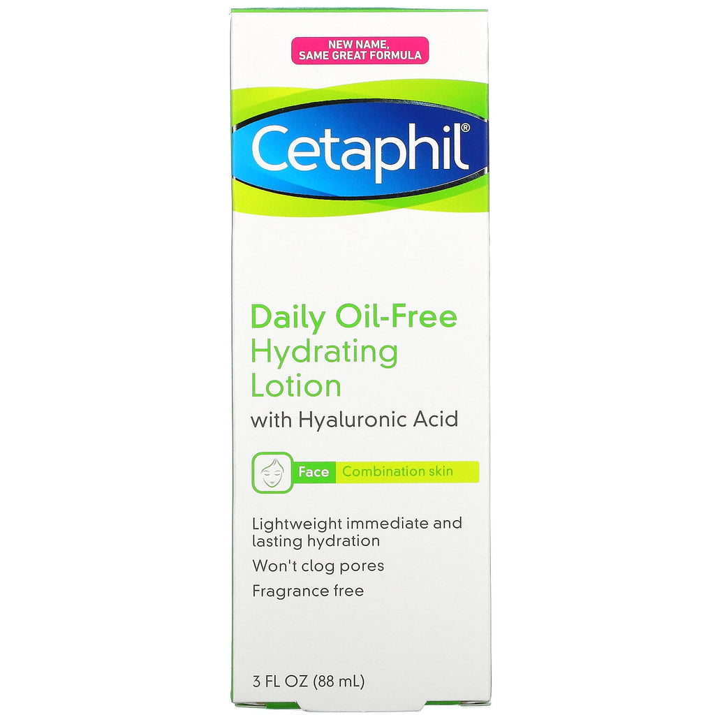 Cetaphil, Daily Oil-Free Hydrating Lotion, Duftfri, 3 fl oz (88 ml)