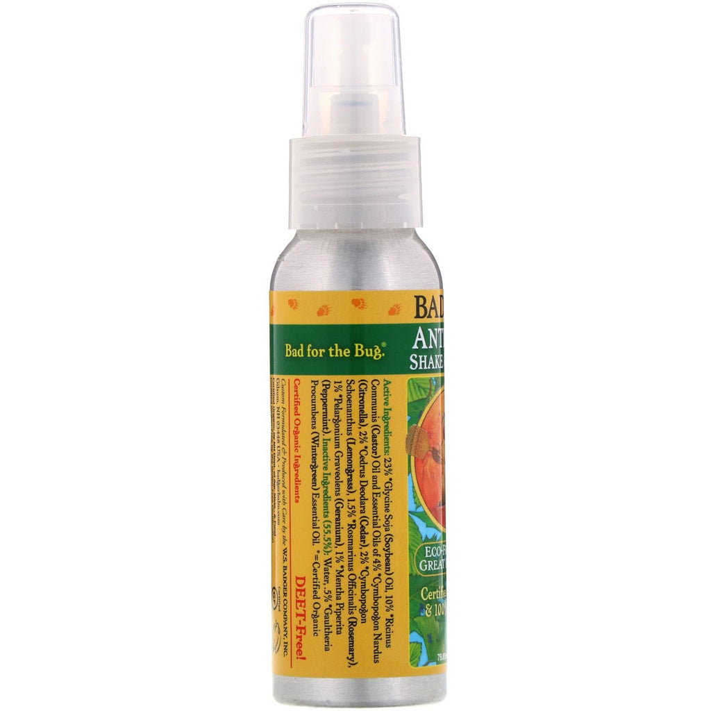 Badger Company, Anti-Bug, Shake & Spray, 2.7 fl oz (79.85 ml)