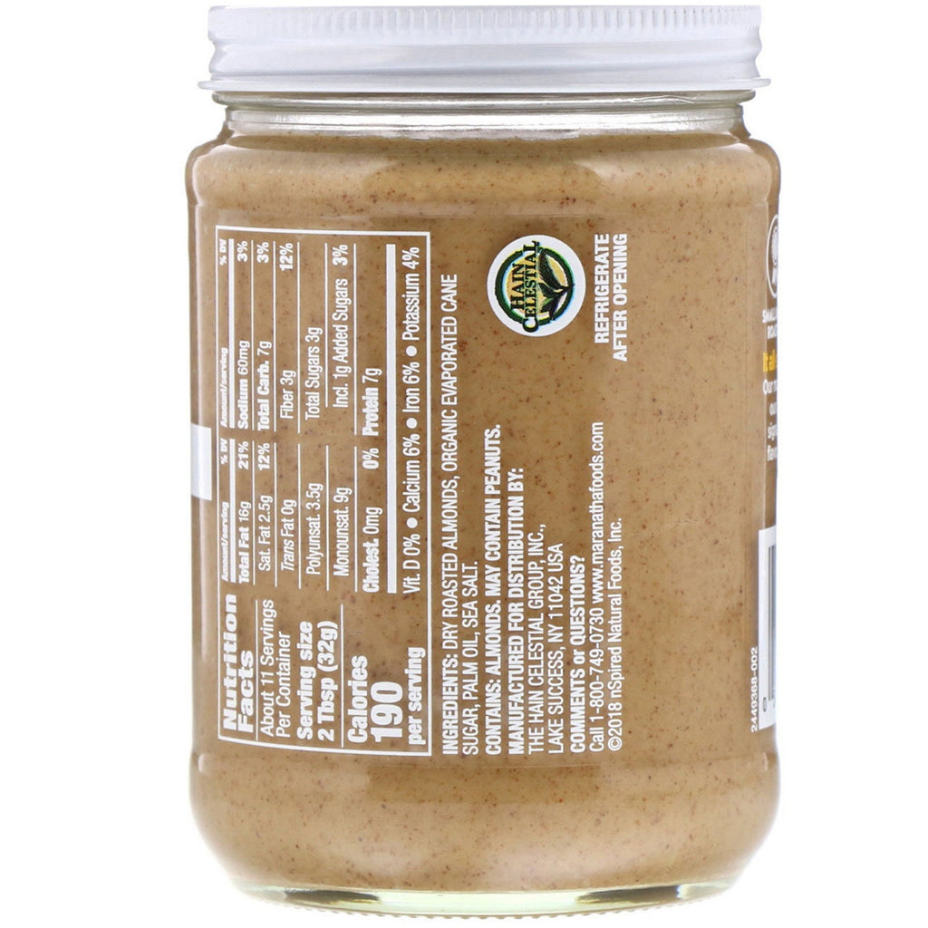 MaraNatha, Almond Butter, Creamy, 12 oz (340 g)