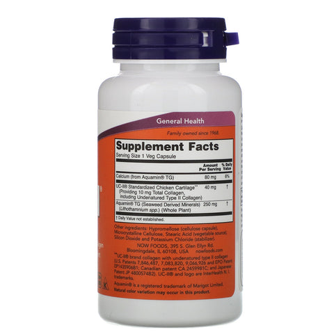 Now Foods, UC-II Joint Health, Udenatureret Type II Collagen, 120 Veg-kapsler