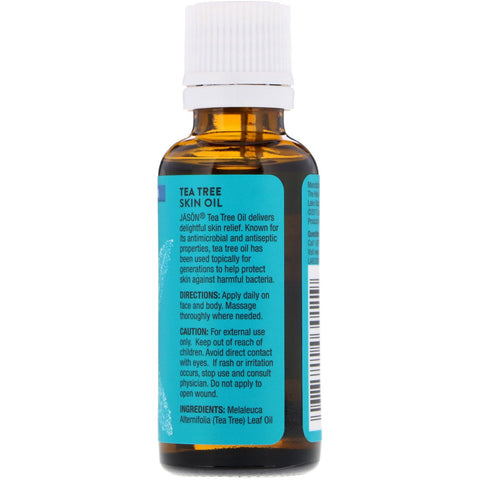 Jason Natural, Aceite para la piel, Árbol de té, 1 fl oz (30 ml)