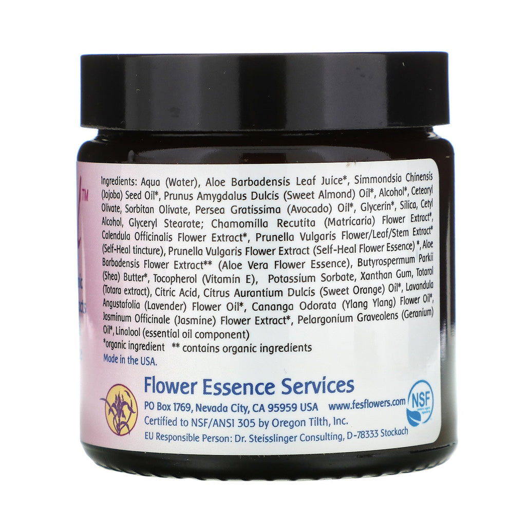 Flower Essence Services, Self Heal Skin Cream, 4 fl oz (118 ml)