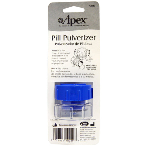 Apex, pulverizador de pastillas