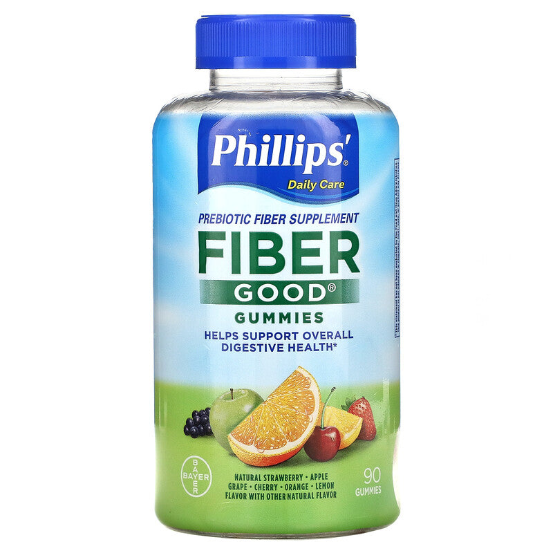 Phillips, Gomitas Fiber Good, sabores variados, 90 gomitas. 